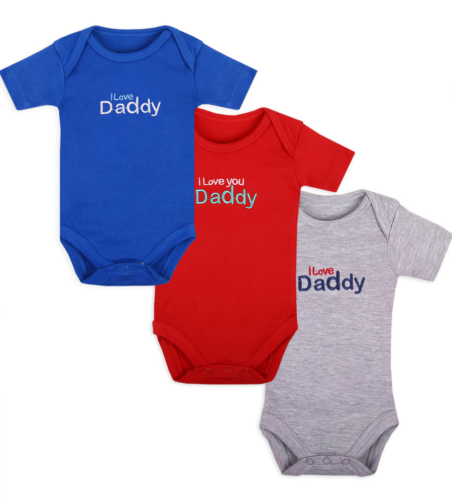 Boys Jersey Bodysuit Pack Of 3 - 0235222