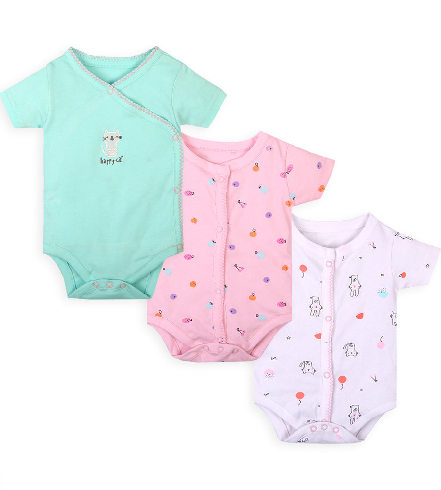 Girls Jersey Bodysuit Pack of 3 - 0248188