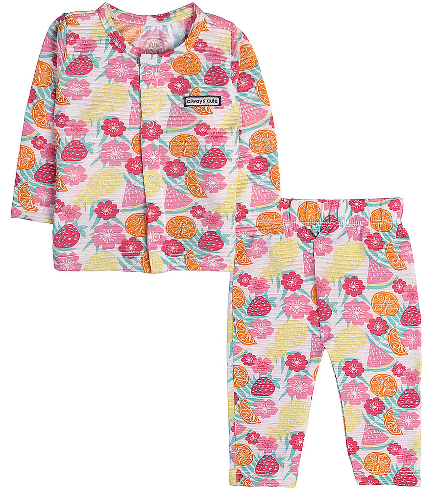 Girls 2 Pcs Night Suit - 0289603