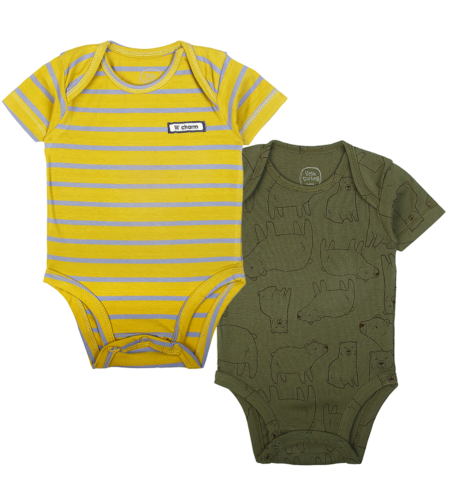 Boys Bodysuit Pack Of 2 - 0290421