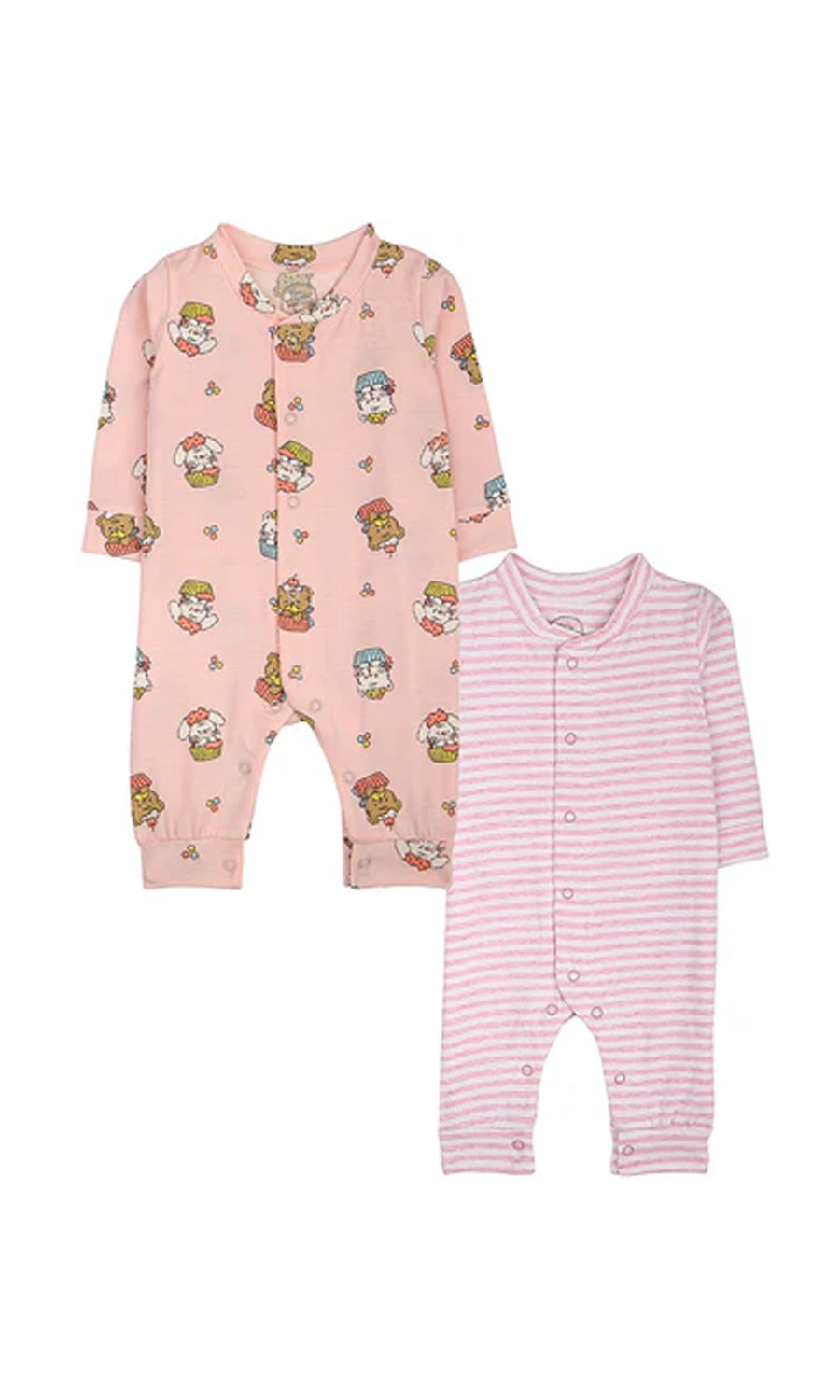 Girls Sleep Suit Pack Of 2 - 0292775