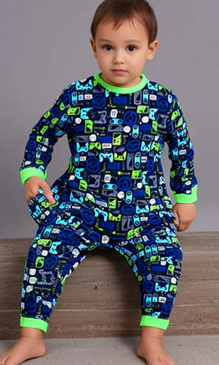 Boys 2 Pcs Night Suit - 0291926