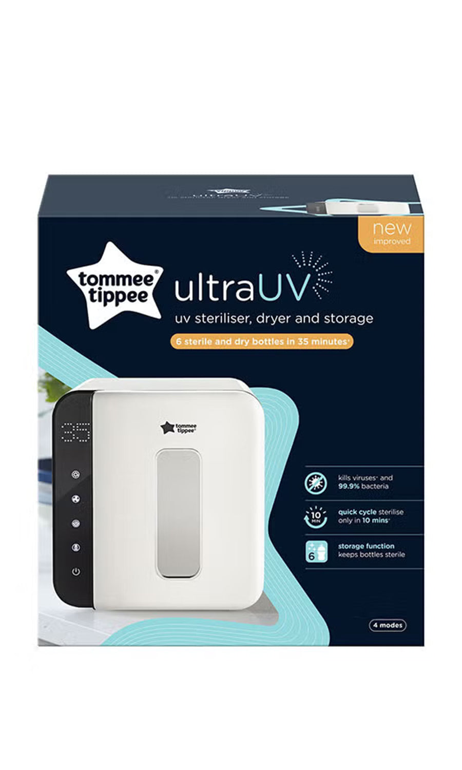 Tommee Tippee Ultra UV Steriliser Dryer & Storage White - 423110