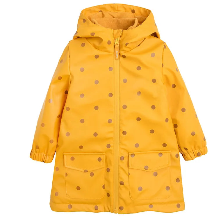 Girl's Hooded Rain Jacket Yellow CC COG2510729